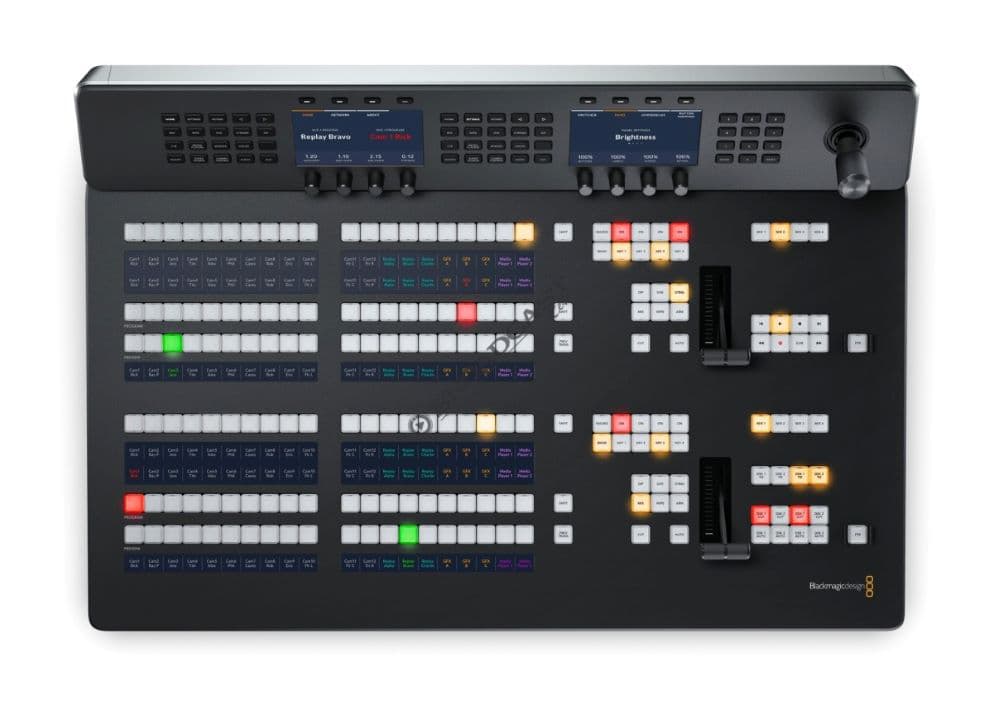 Blackmagic ATEM 2 M/E Advanced Panel, above view