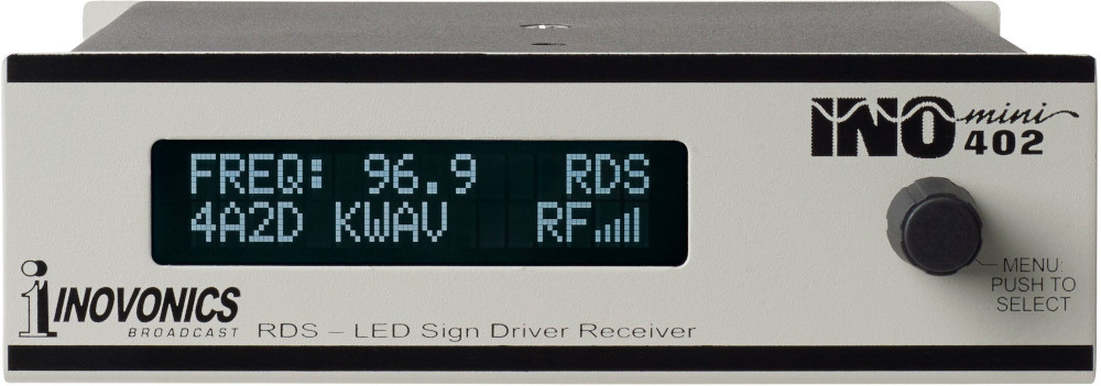 402 INOmini RDS DRIVER LED SIGNAL INOVONICS