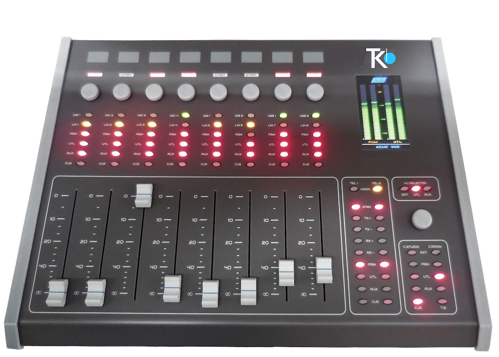 Acou908 consola mezclador de audio teko broadcast