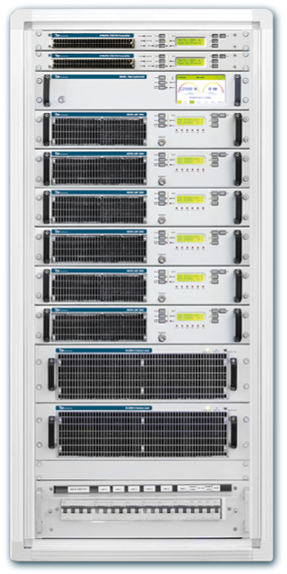 GYRUS 12KW/6 es un amplificador de RF: es un amplificador de FM de alta eficiencia enfriado por aire para aplicaciones de radio, TV, científicas, médicas, industriales y militares