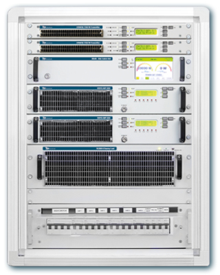 GYRUS 4KW/2 es un amplificador de RF: es un amplificador de FM de alta eficiencia enfriado por aire para aplicaciones de radio, TV, científicas, médicas, industriales y militares