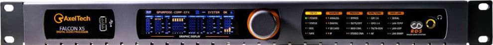 Axel Falcon X5 audio processor, front