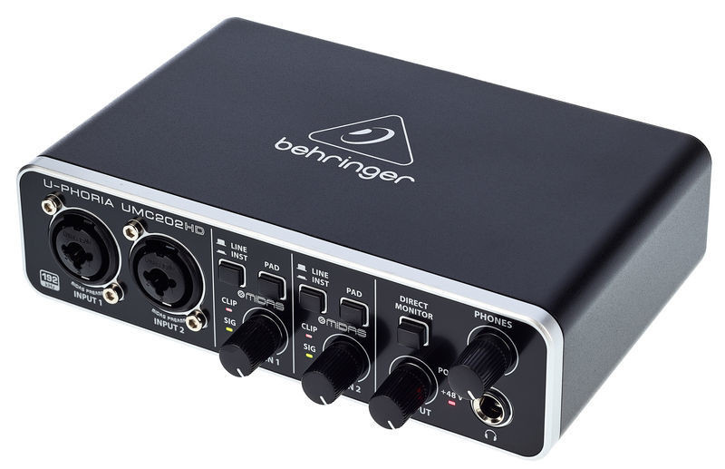 U-Phoria UMC202HD USB Audio Interface