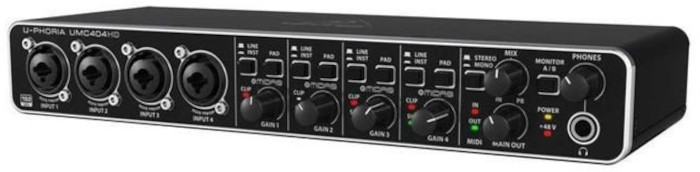 UMC404HD USB Interfaz de Audio