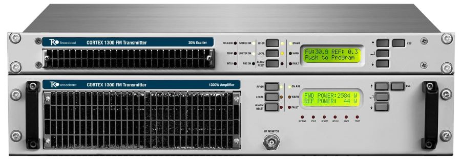 High Power Broadcast 1300W FM Transmitters Radio - CORTEX