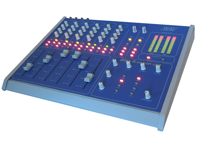 AEV BSM EVO Mixer Console - On air 9k aev studio packages