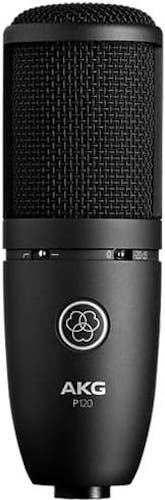 studio microphone, AKG, black