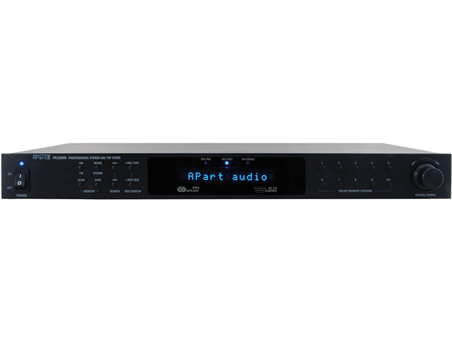 Apart PR1000R Professional Tuner - On air 9k aev studio packages