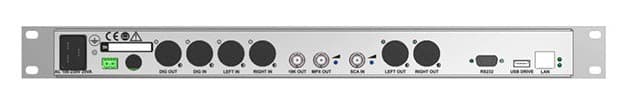 DM Vibe 3 audio processor, rear