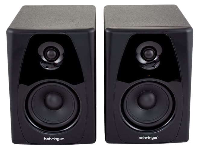 speakers, Behringer, black