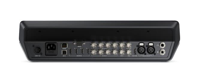 Blackmagic Design ATEM Television Studio Pro HD video mixer, back view