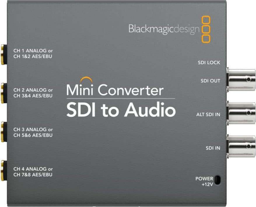 Conversor de SDI a audio de Blackmagic Design