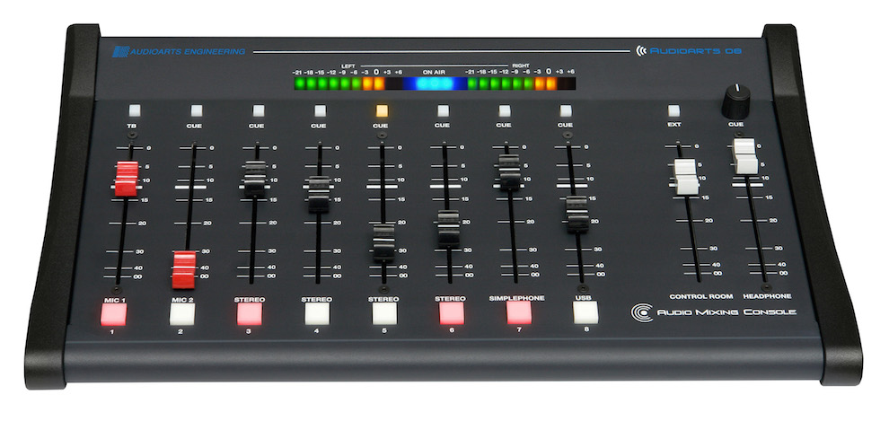 Audio Mixer Console AUDIOARTS 8 channels WHEATSTONE American leader ln Studio Equipment-Distributed by TEKO: Italian leader on FM transmitters-✆✉Ship worldwide!