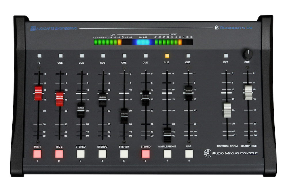 Audio Mixer Console AUDIOARTS 8 channels WHEATSTONE American leader ln Studio Equipment-Distributed by TEKO: Italian leader on FM transmitters-✆✉Ship worldwide!