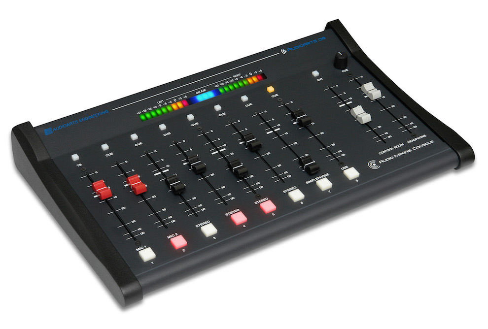 Audio Mixer Console AUDIOARTS 8 channels WHEATSTONE American leader ln Studio Equipment-Distributed by TEKO: Italian leader on FM transmitters-✆✉Ship worldwide!