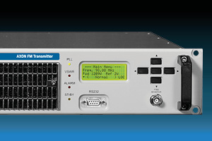 AXON 1KW is an Audio High Fidelity Stereo or MPX FM Transmitter, his Natural Warm sound highlights the quality of your signal. Options available: OIRT & JAPAN Bands WEB TCP/IP Telemetry-Dinamic RDS Options