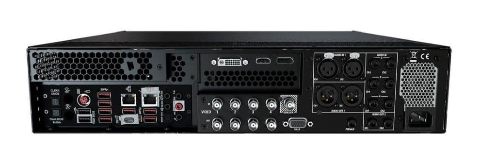 Newtek Tricaster 1 Pro Live Production System video mixer, back view