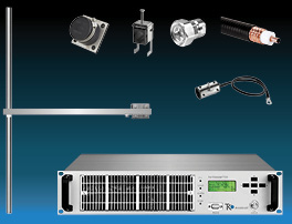 Package  1,2kW FM Transmitter with 1 bay Dipole FM Antenna and Accessories - Wide Band - Stainless