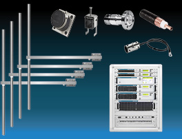 Package  4kW FM Transmitter with 4 Bay Dipole FM Antenna and Accessories - Wide Band - Stainless