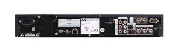 JVC SR-HD1350E Blu-Ray Recorder, back