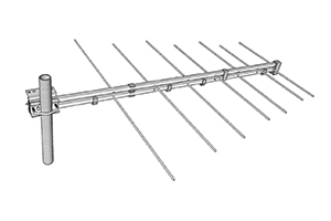 stl antena para radio enlace log 174mhz 240mhz miniature 