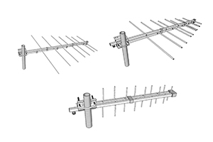 stl antenas para radio enlace log miniature