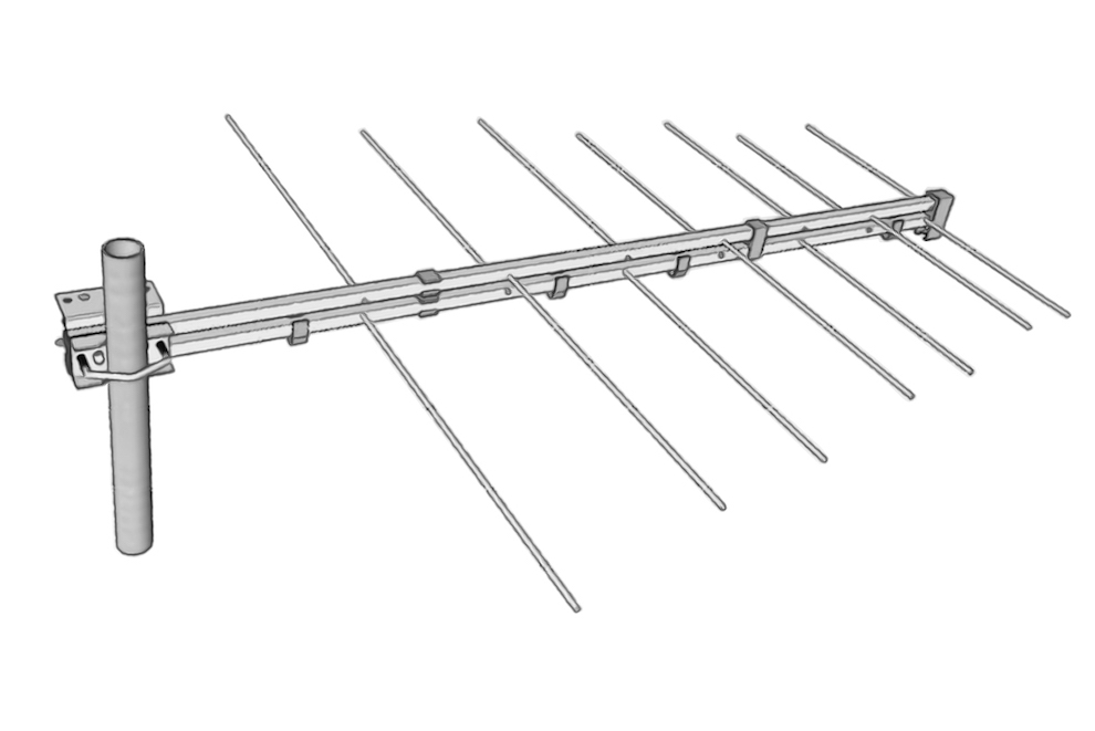  stl antenne pour liaison faisceau 174mhz 240mhz 990